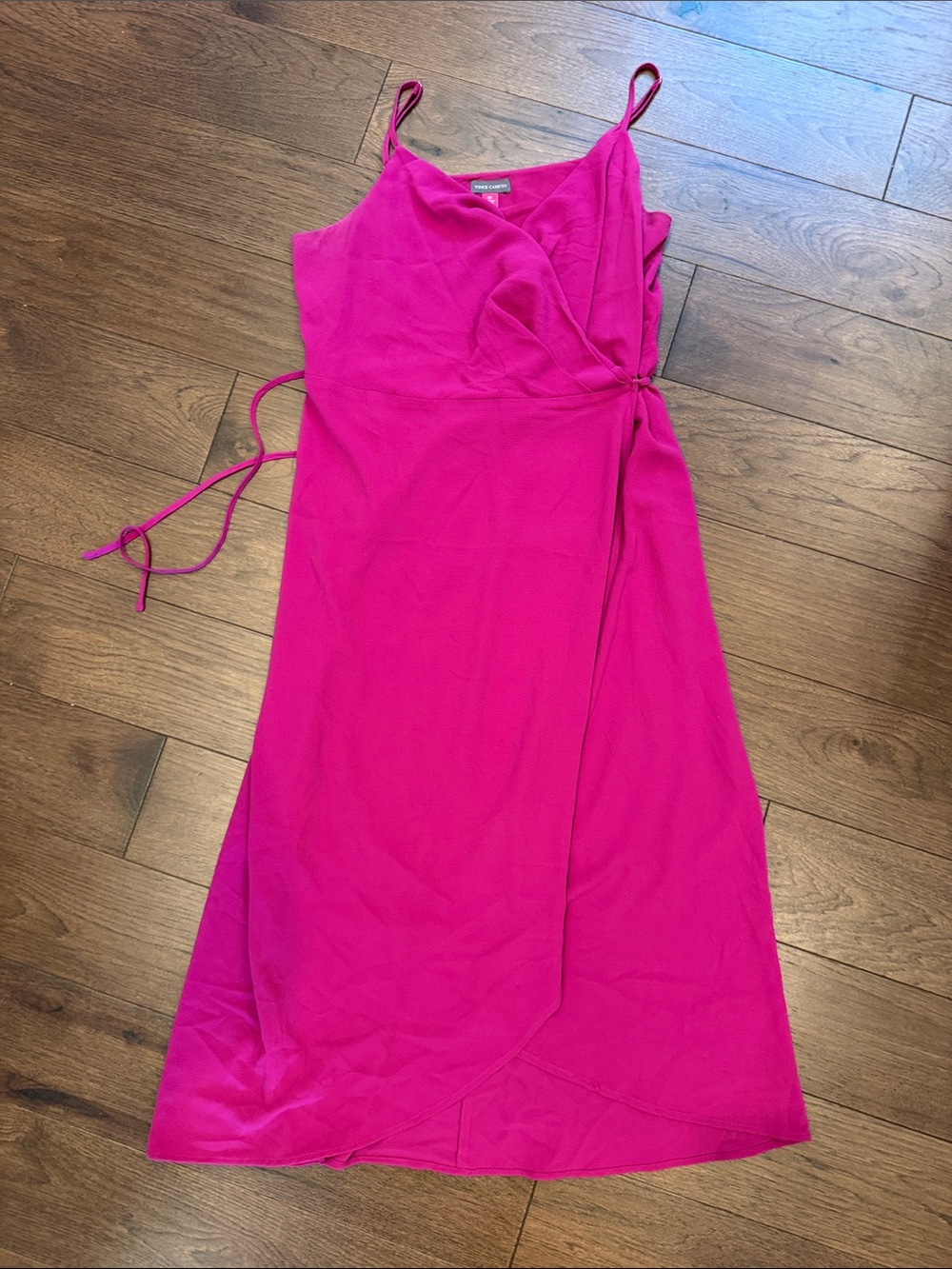 Vince Camuto Pink Magenta Sleeveless Maxi High Low Dress Medium - C54-074